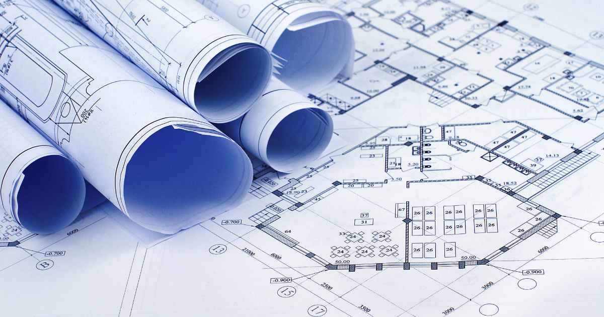 Construction blueprints