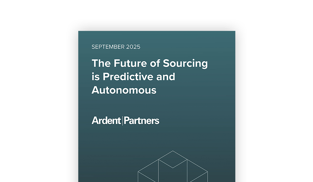 The Future of Sourcing is Predictive and Autonomous