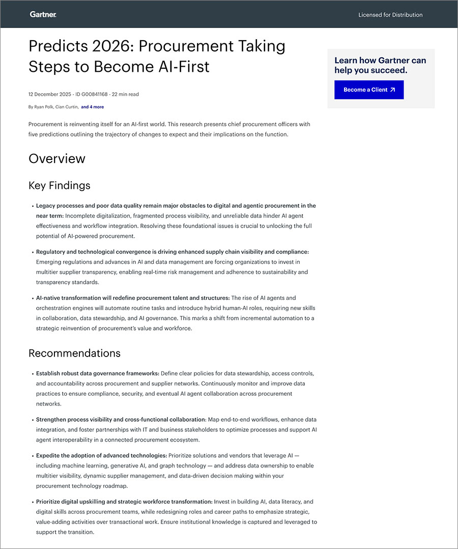 gartner-predicts-report-2026 Quick Answer: How to Prepare for AI in Procurement