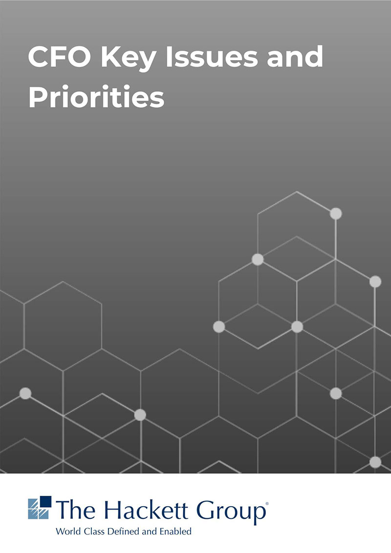 the hackett group key issues and priorities