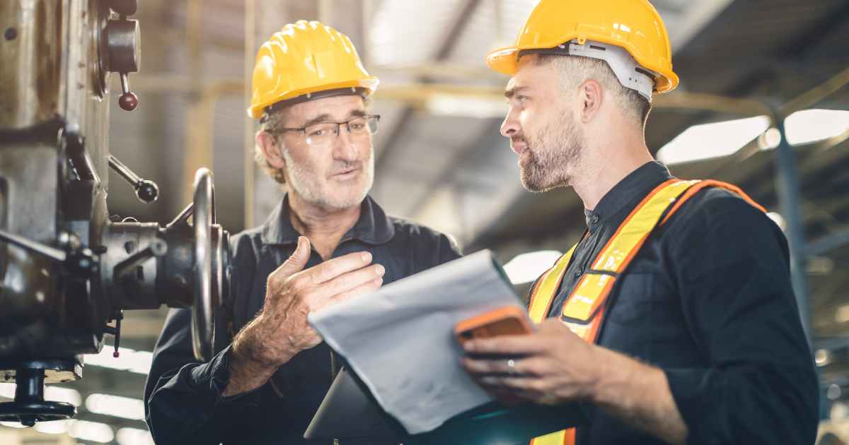 men with hardhats