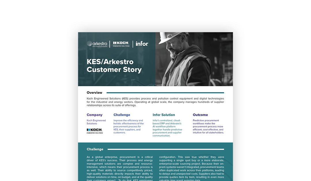 KES/Arkestro Customer Story