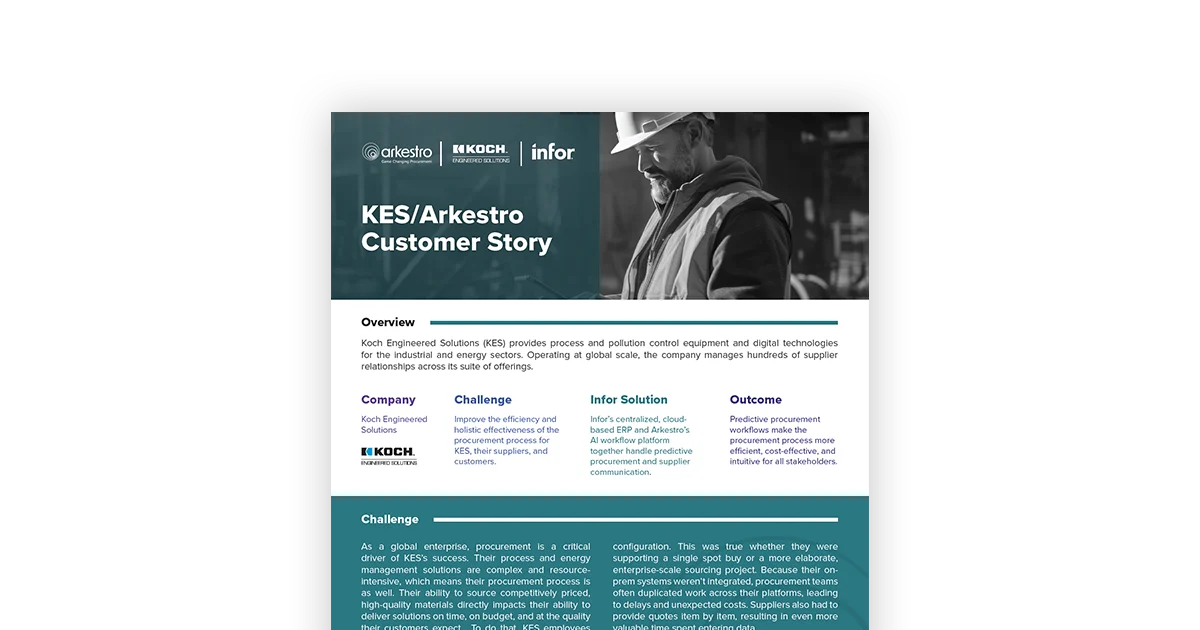 KES/Arkestro Customer Story