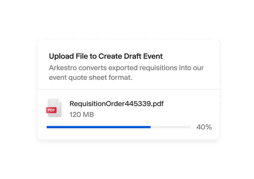 Launch events faster