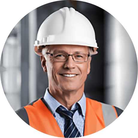 man with hard hat