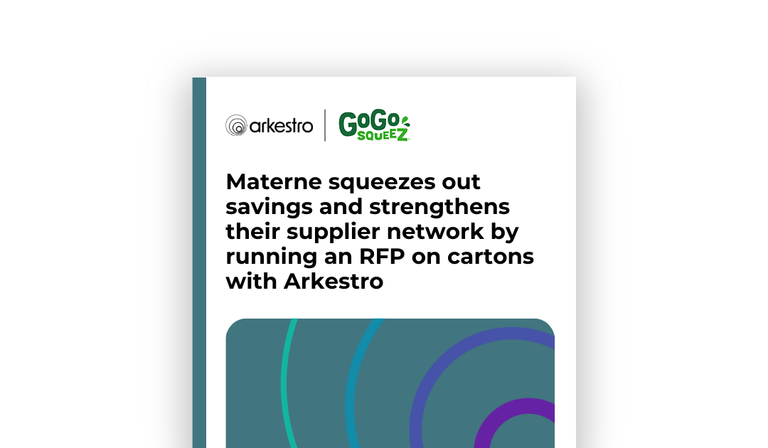 Materne Squeezes Out Savings and Strengthens Their Supplier Network by Running an RFP on Cartons with Arkestro