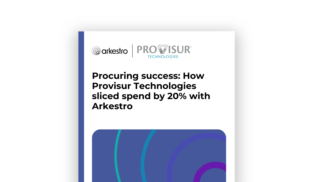 Procuring Success: How Provisur Technologies Sliced Spend by 20% with Arkestro