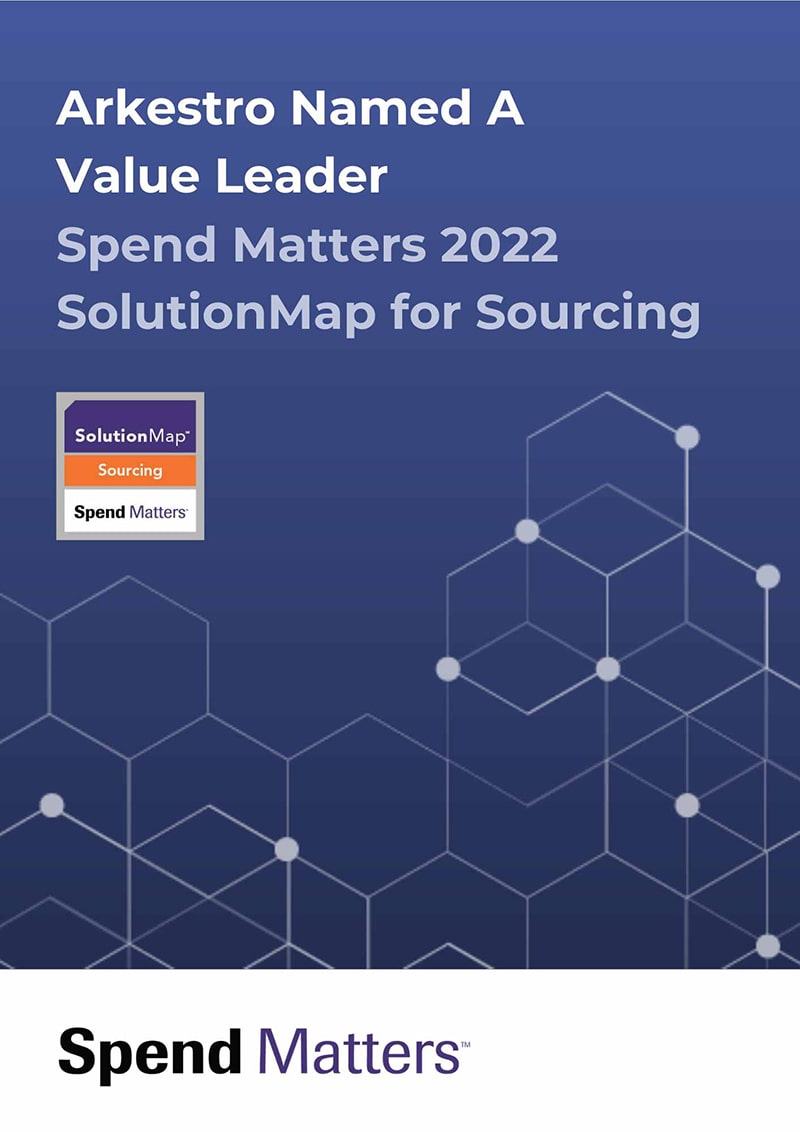 Arkestro Named A Value Leader Spend Matters 2022 SolutionMap for Sourcing