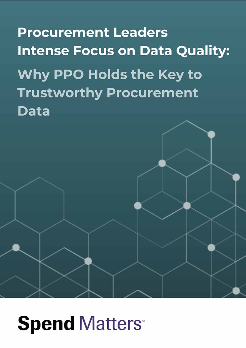 Procurement Leaders Intense Focus on Data Quality: Why PPO Holds the Key to Trustworthy Procurement Data