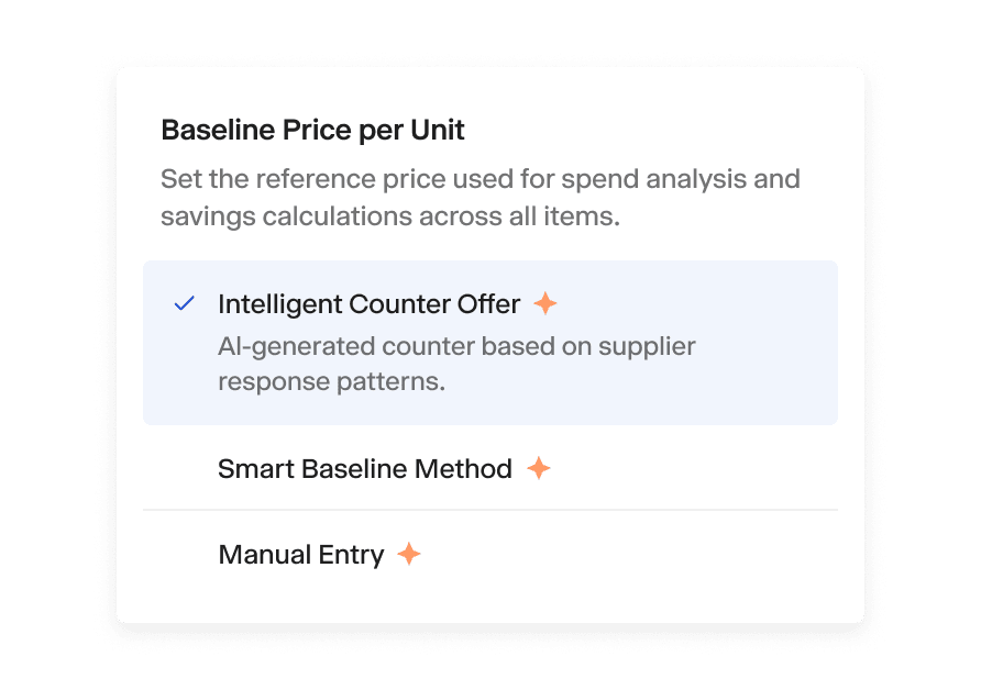 Strengthen supplier decisions 