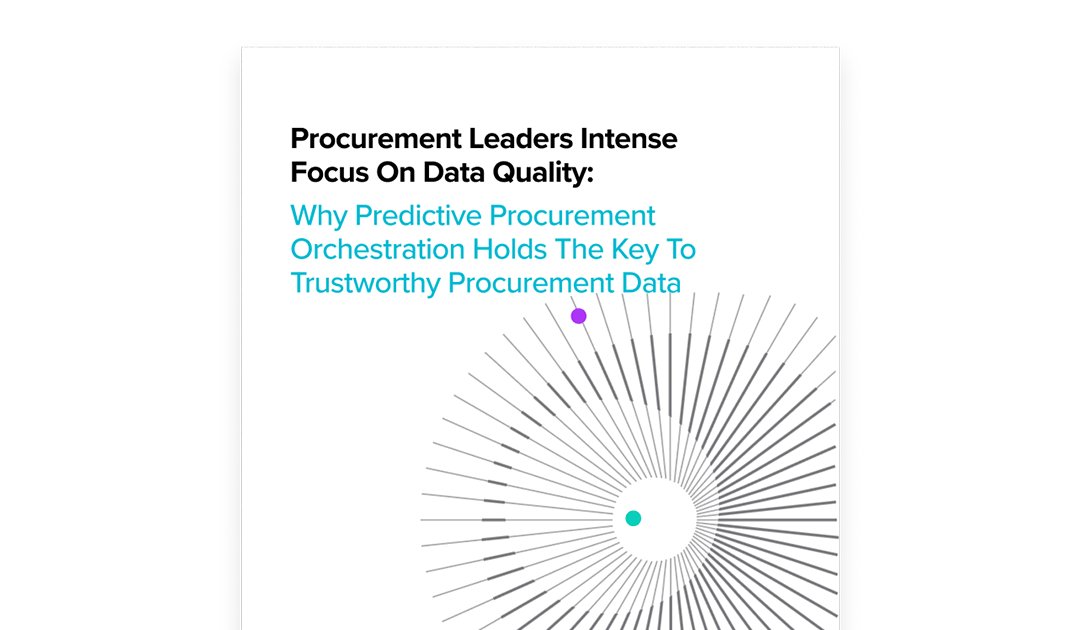 Procurement leaders intense focus on data quality